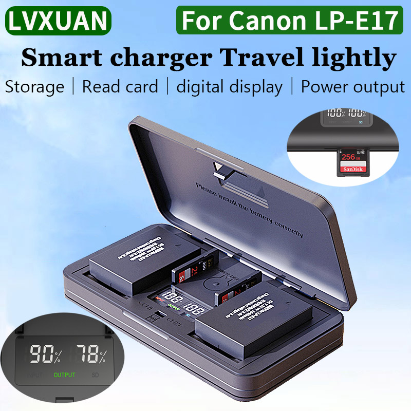 LVXUAN LP-E17 Battery Charger, - Canon Camera Eos R50 ulasan dan harga